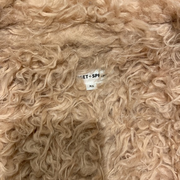 Black & Pink Faux Fur Black Moto Jacket - Picture 8 of 13